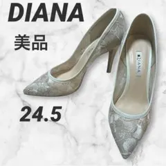 美品　DIANAダイアナ　レースパンプス