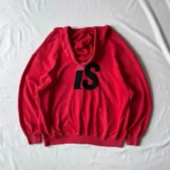 80s I.S. issey miyake ジップアップパーカー　赤　M i.s. ISSEY MIYAKE(アイエス イッセイミヤケ) 80's CHISATO