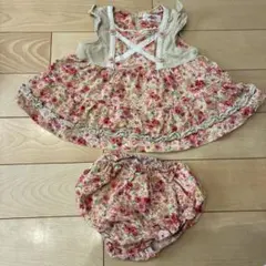 Souris 花柄ワンピース 80サイズ セット