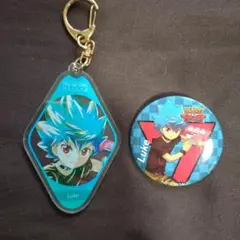 遊戯王SEVENS ルーク キーホルダー 缶バッジ