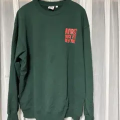 AVIREX ダークグリーン トレーナー