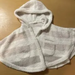 gelato pique フード付きベビーポンチョ 80-90