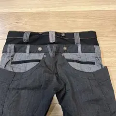 ブレスミント　カジュアル　ダブルウエストパンツ　38