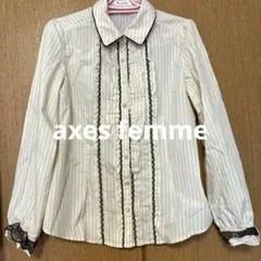 axes femme アクシーズファム　シャツ　Ｌサイズ　美品