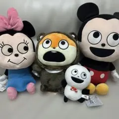 まとめ売り）にしむらゆうじ作品こねずみでっかいぬいぐるみこねずみとくまこねずみ等