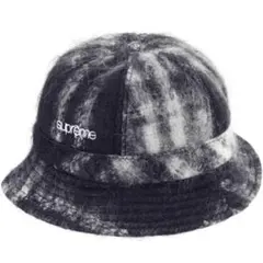 Supreme Mohair Plaid Bell Hat