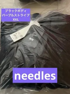 XXLフリースオーバーサイズカーディガン　ユニクロ　ニードルズ ブラック