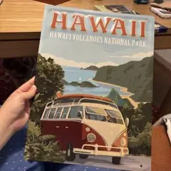ブリキ看板　HAWAII SURF WAGON DE054872