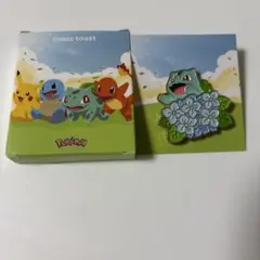 ポケモン シークレット フシギバナ イサックトースト　ピンバッジ 韓国