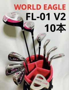 WORLD EAGLE レディースゴルフクラブセット 10本 キャディーバッグ付