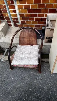 激安。ラタン製 ローチェア 座椅子