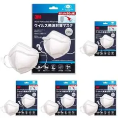 1枚入 3M ウイルス飛沫対策マスク KF94 白 ふつうサイズのサムネイル