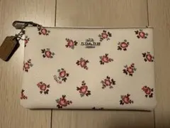 COACH フラワー　ポーチ