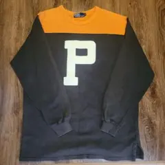 レア ポロ ラルフローレン レターマンセーターP サイズM