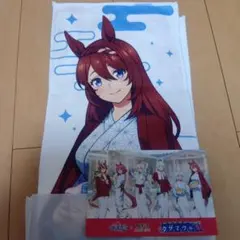 ウマ娘 シンデレラグレイ 極楽湯 マフラータオル　スーパークリーク