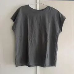 UNIQLOTシャツ　グレー　綿100% M
