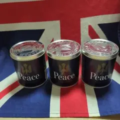 ピース缶　空き缶3個