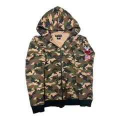 ANDSUNS カモフラ ジップパーカー L 迷彩 ミリタリー ストリートのサムネイル