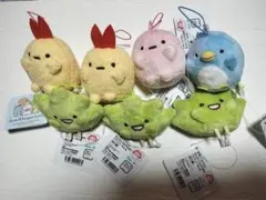 すみっコぐらし ばんざいゴムひも付き マスコット Part2 7個セット