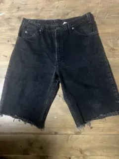 ポ*g様 USA製 90s Levi's 550 ブラック ショートパンツ - メルカリ
