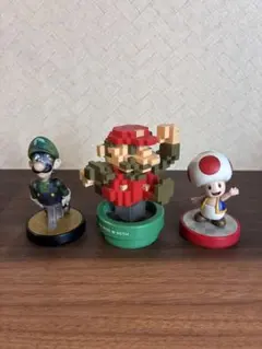 ドットマリオ ルイージ キノピオ amiibo 3体セット