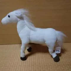 馬 ぬいぐるみ WHITE HORSE STUFFID TOYS 35cm