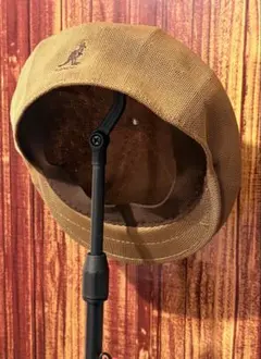 『古着美品』KANGOL ハンチング TAN S TROPIC GALAXY