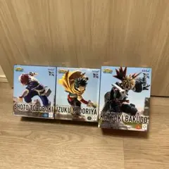 僕のヒーローアカデミア　XrossLink 轟焦凍　緑谷出久　爆豪勝己　3個