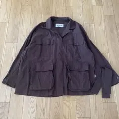 BABYLONE ブラウン ミリタリー ジャケット 羽織り