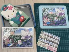 キティ×日本郵便　ポストカード　メモ帳　シールセット【匿名配送】