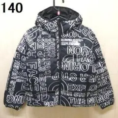 ザ ノースフェイス リバーシブル ノース ダウンジャケット 140cm 黒白