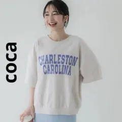 cocaコカ ロゴスウェットカットソーのサムネイル