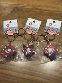 サンリオ クリア ミャクミャク キーホルダー ハンギョドン ポチャッコ