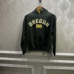 J.AMERICA オレゴン大学 カレッジロゴ スウェットパーカー 深緑 M古着