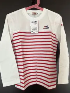 MIKIHOUSE ミキハウス ボーダー長袖Tシャツ 120