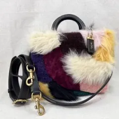 Coach Rogue Tote Shoulder Bag Shearling