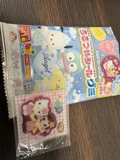 不二家 サンリオキャラクターズ うるつやシール 1まい　キティちゃん