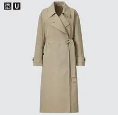 【完売品】ユニクロU　トレンチコート　L ベージュ 福田麻琴　玉虫