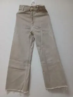 ZARA THE MARINE STRAIGHT ベージュ フレアパンツ