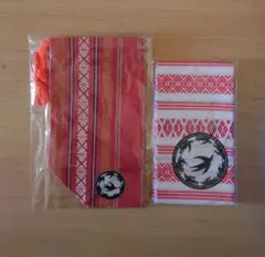 JR九州 九州旅客鉄道 ノベルティ 朱 手ぬぐい 巾着袋　セット 非売品 新品