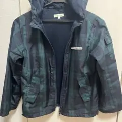 3can4ono キッズ ジップアップジャケット 120 チェック