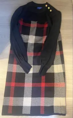 BLUE LABEL CRESTBRIDGE チェック柄ワンピース 36