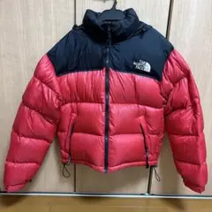 THE NORTH FACE ダウンジャケット 赤黒