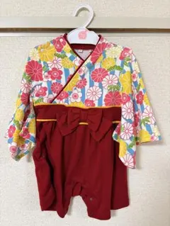 ベビー袴ロンパース　女の子　70㎝