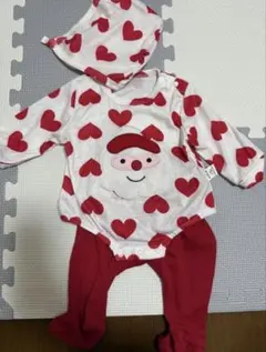 ベビー　サンタ服　コスプレ　ロンパース　60-70