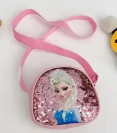新品 アナと雪の女王 エルサ　スパンコール ショルダーバッグ