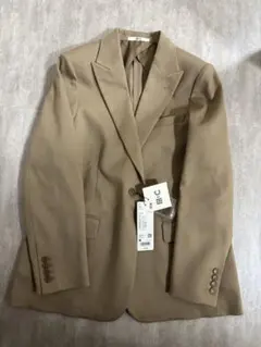 【新作】ユニクロC テーラードジャケット ベージュ M
