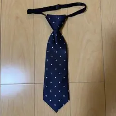 MHA ネイビー ドット柄 ネクタイ