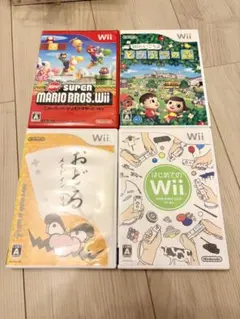 【動作確認済】Wiiソフトまとめ売り4本セット