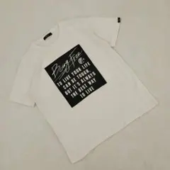 アズール Tシャツ 半袖 プリントイラスト クルーネック カジュアル クール 白のサムネイル